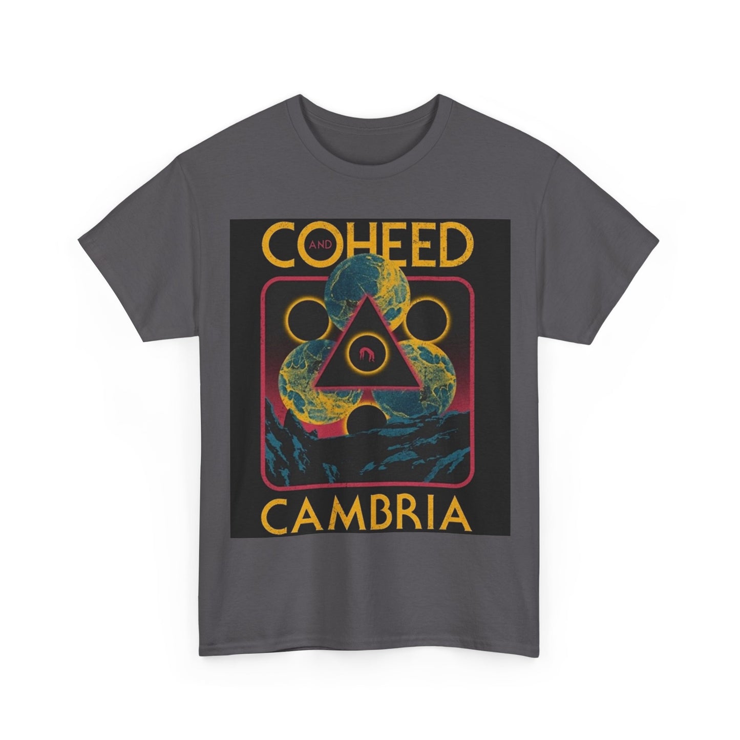 Coheed And Cambria Tshirt Retro Rock Band Merch Unisex Heavy Cotton Tee 21