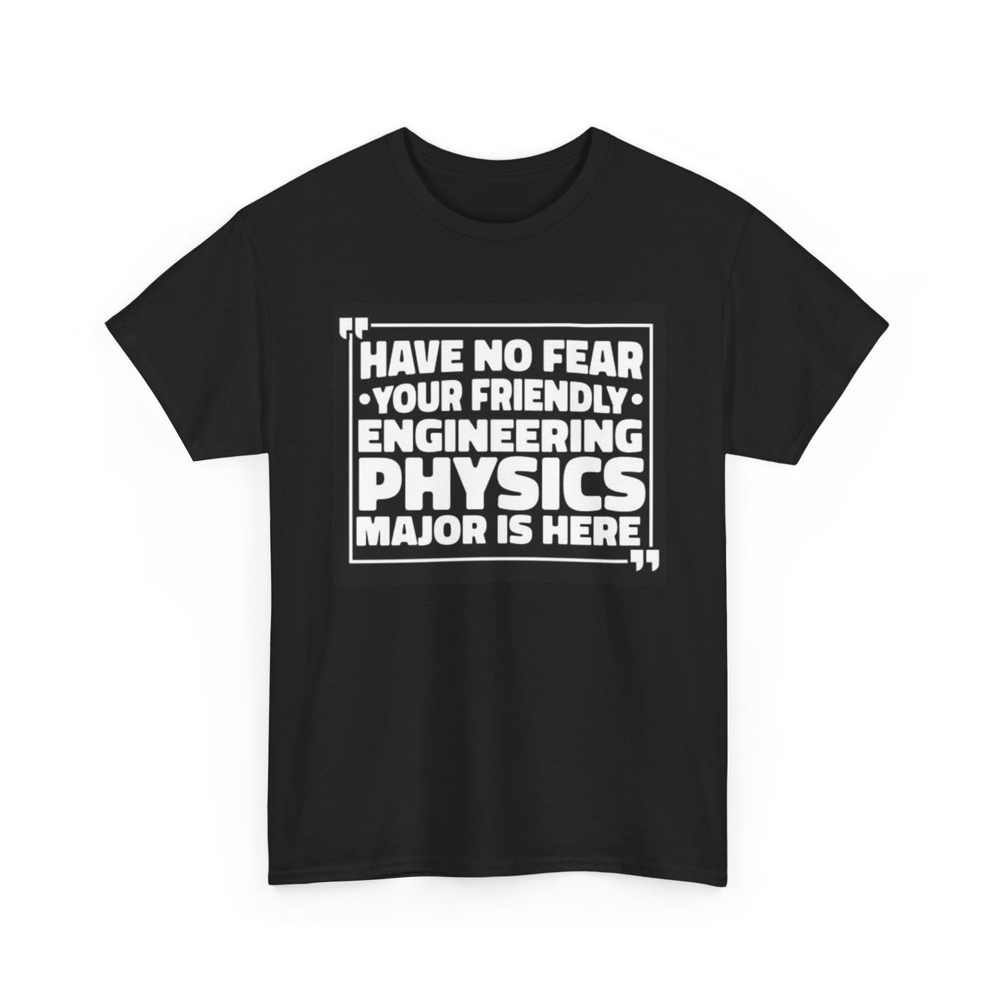 Physics Engineering Major T Shirt Funny College Graphic  Unisex Heavy Cotton Tee