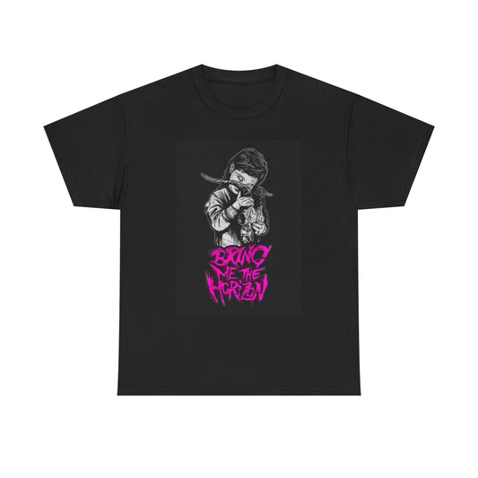 Bring Me The Horizon Graphic T Shirt Vintage Punk Rock Unisex Heavy Cotton Tee