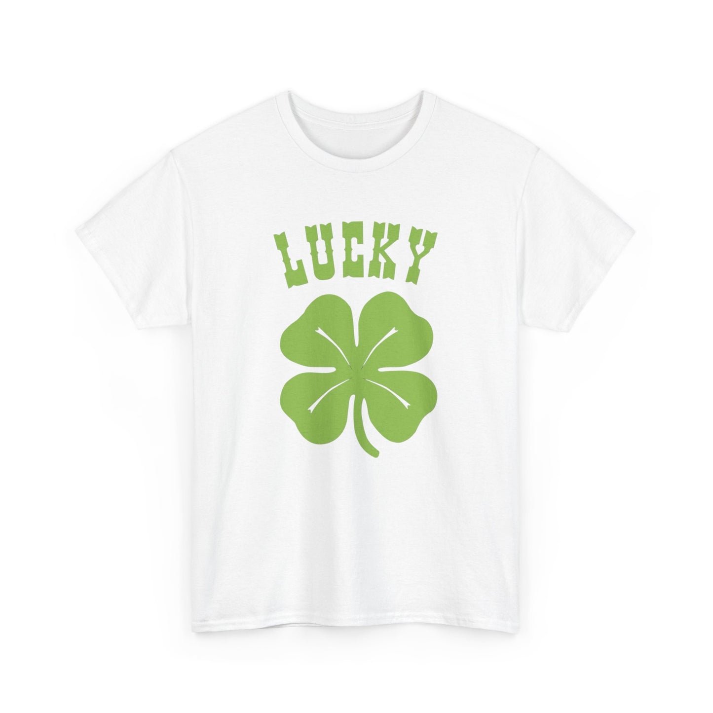 Lucky Graphic T Shirt NEW ADULT Unisex Heavy Cotton Tee
