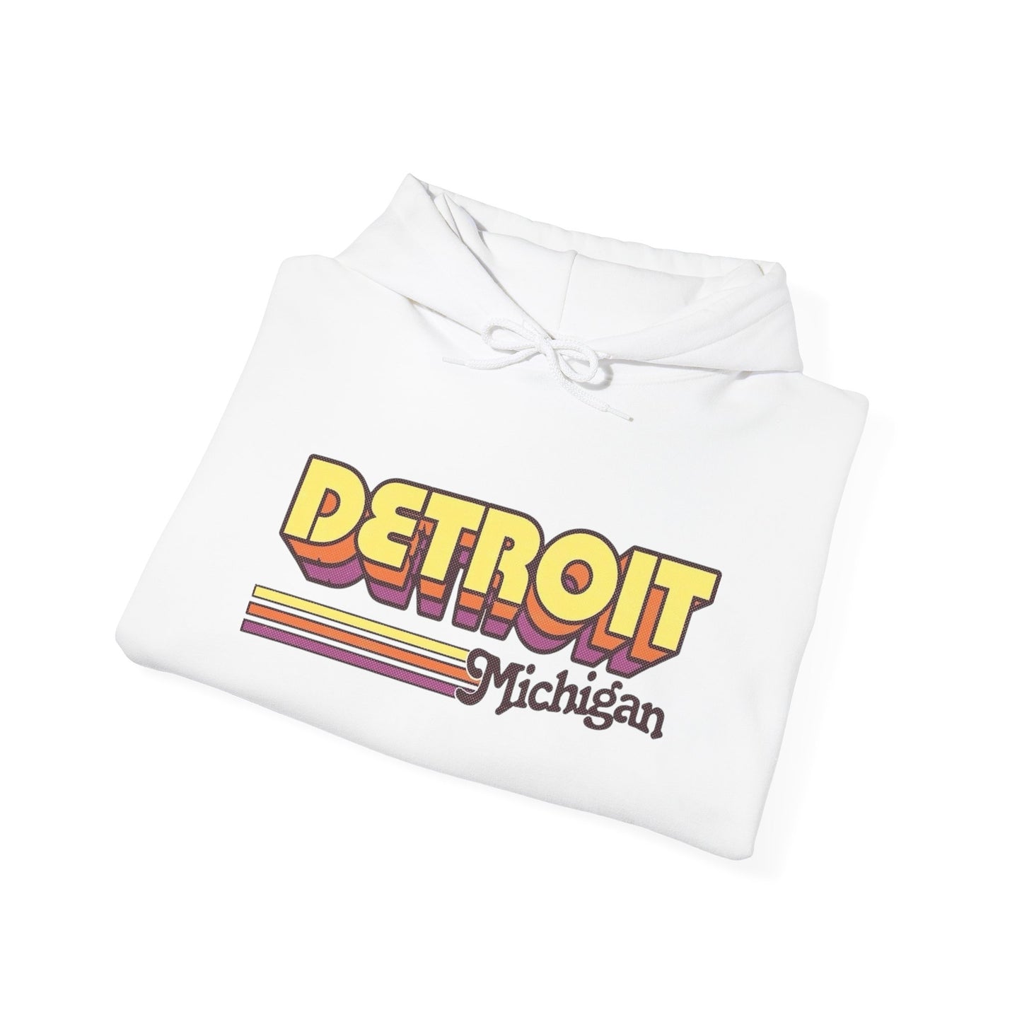 Detroit Michigan Graphic Hoodie Heavy Blend™ NEW Sweatshirt