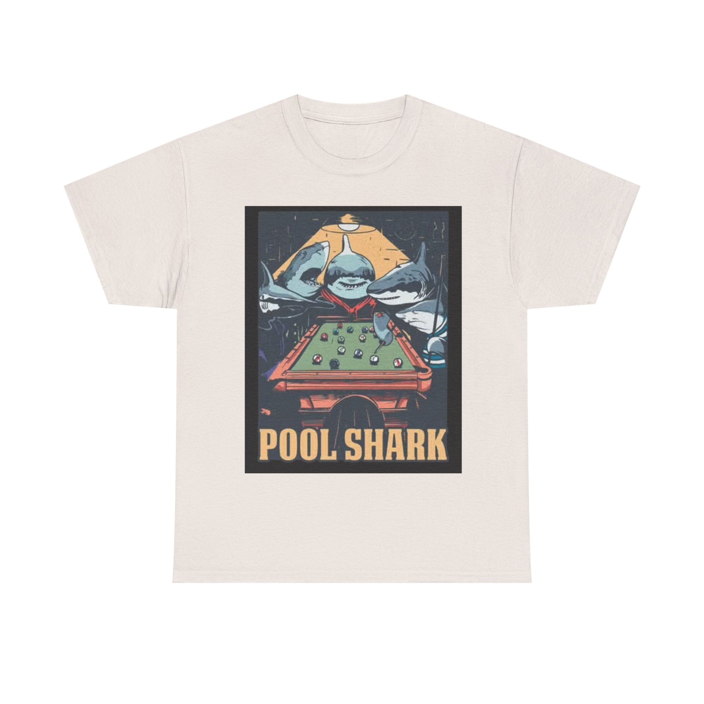 Pool Shark T Shirt Retro Funny Graphic T Vintage Pool Hall Rogan Unisex