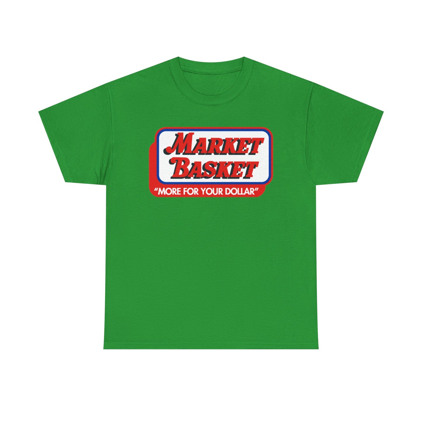 Boston vintage New England market basket patriots Heavy Cotton Tee