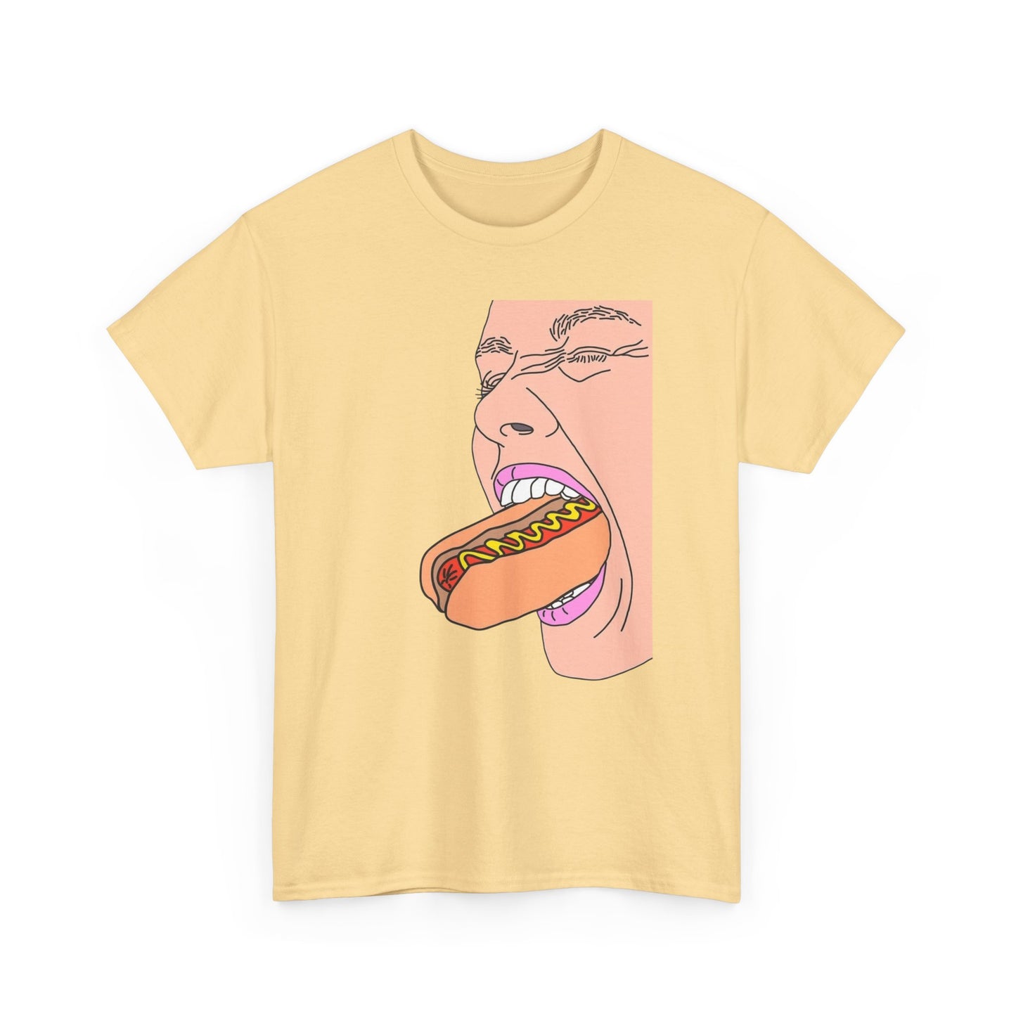 Funny Hot Dog Glizzy T Shirt Unisex Heavy Cotton Tee