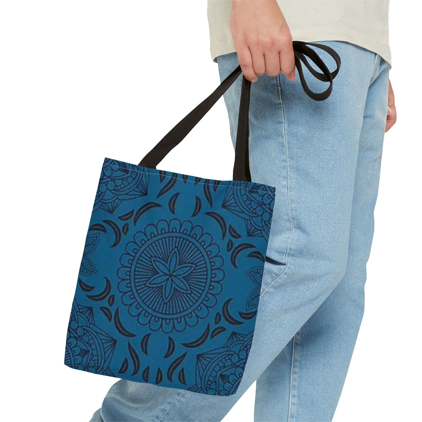 Blue And Black MODERN BRAND NEW Tote Bag (AOP)