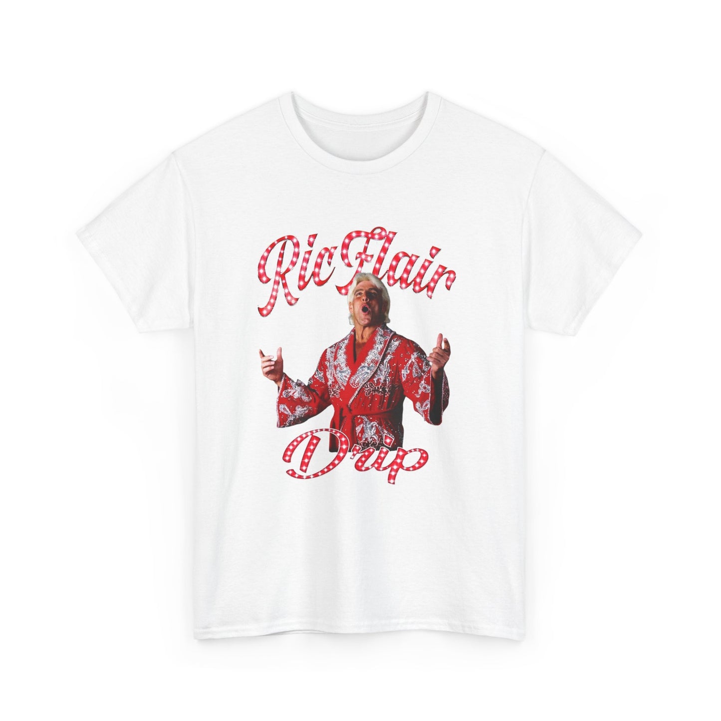 Ric Flair Drip Graphic T-Shirt Wrestling Cotton Tee New Gift Vintage