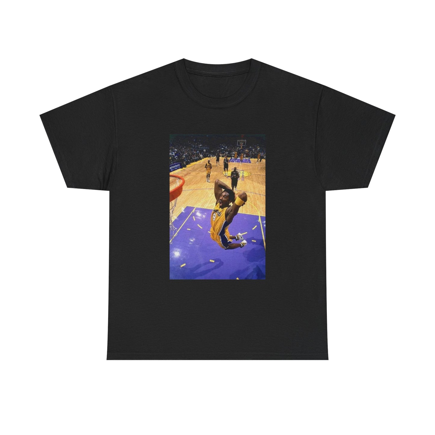 Kobe BasketBall Tshirt Vintage Lakers Retro Dunk Unisex Heavy Cotton LA