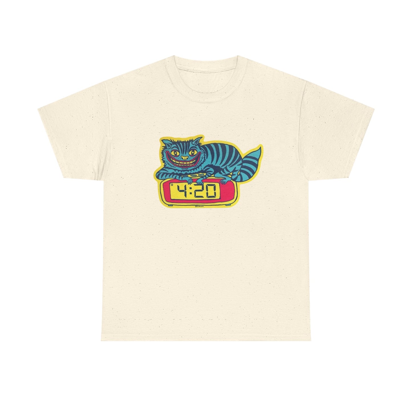 420 Cat Alarm T-Shirt NEW Gift Unisex Heavy Cotton Tee