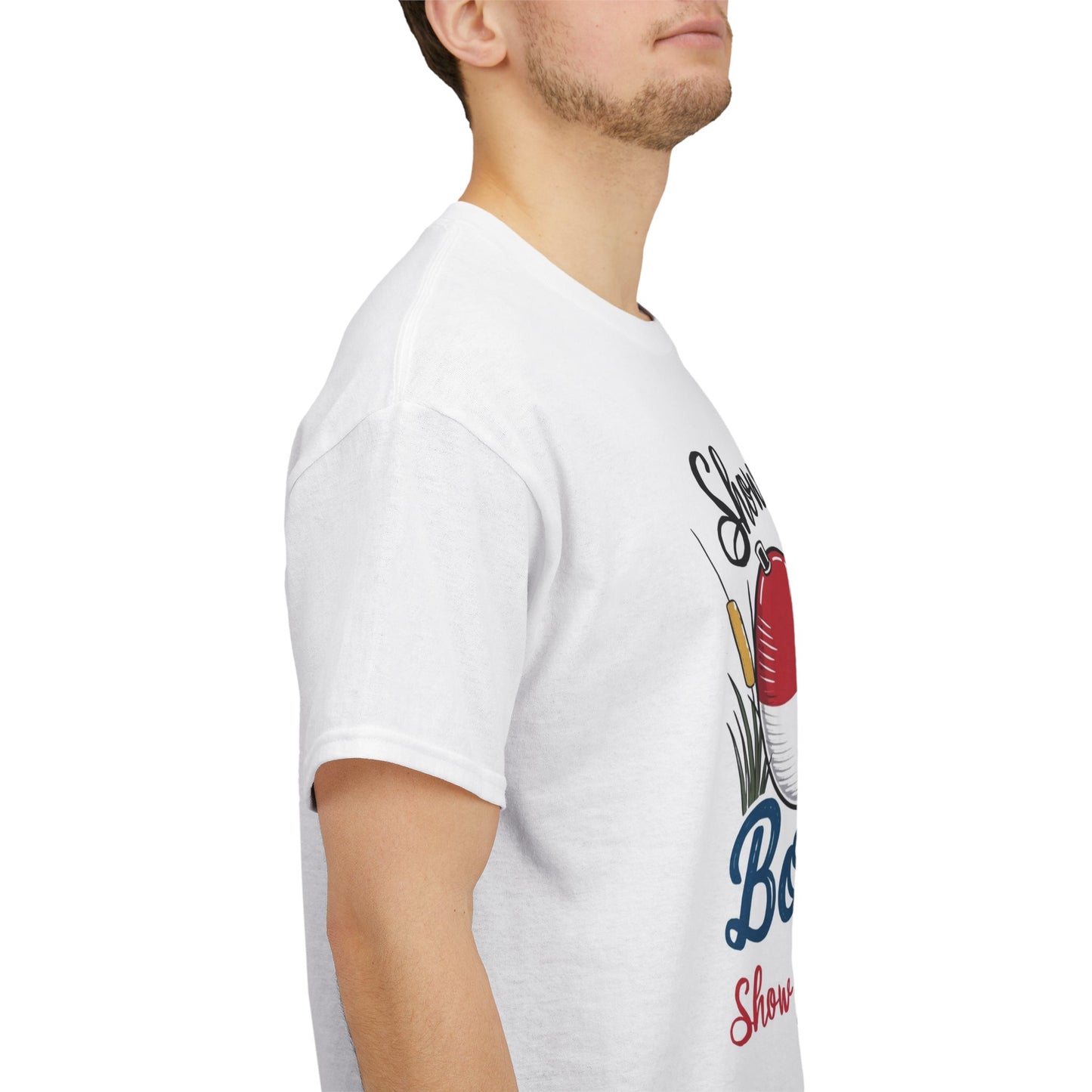 Funny Fishing Sex Jokes Graphic T Shirt Men's Heavy Cotton Tee