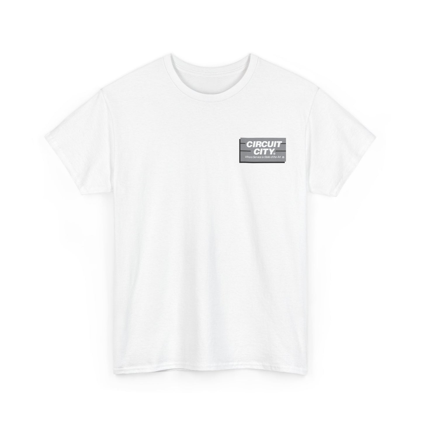 Circuit city T-shirt vintage graphic employee shirt retro design Unisex Heavy