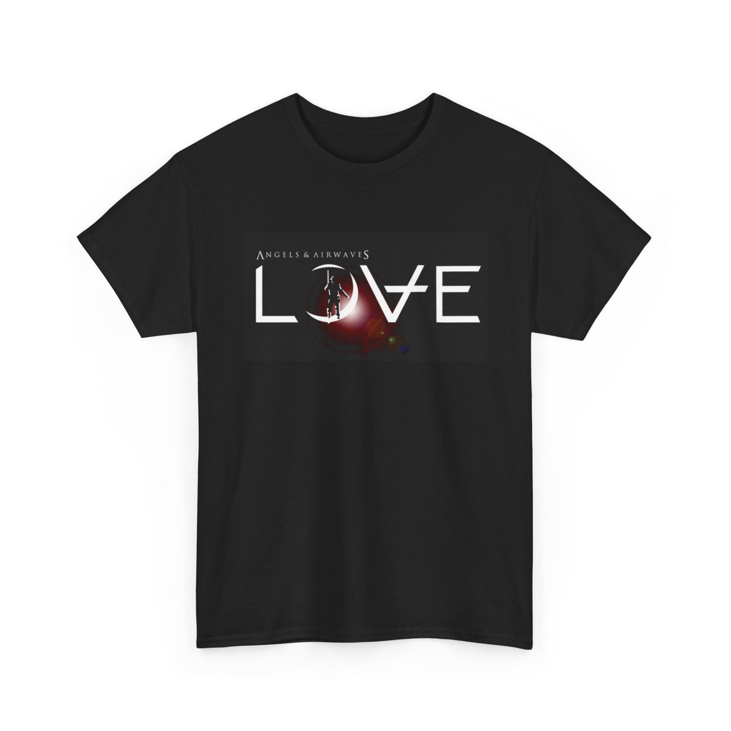 Angels And Airwaves Love Tshirt Punk Rock Merch Blink Unisex Heavy Cotton Tee