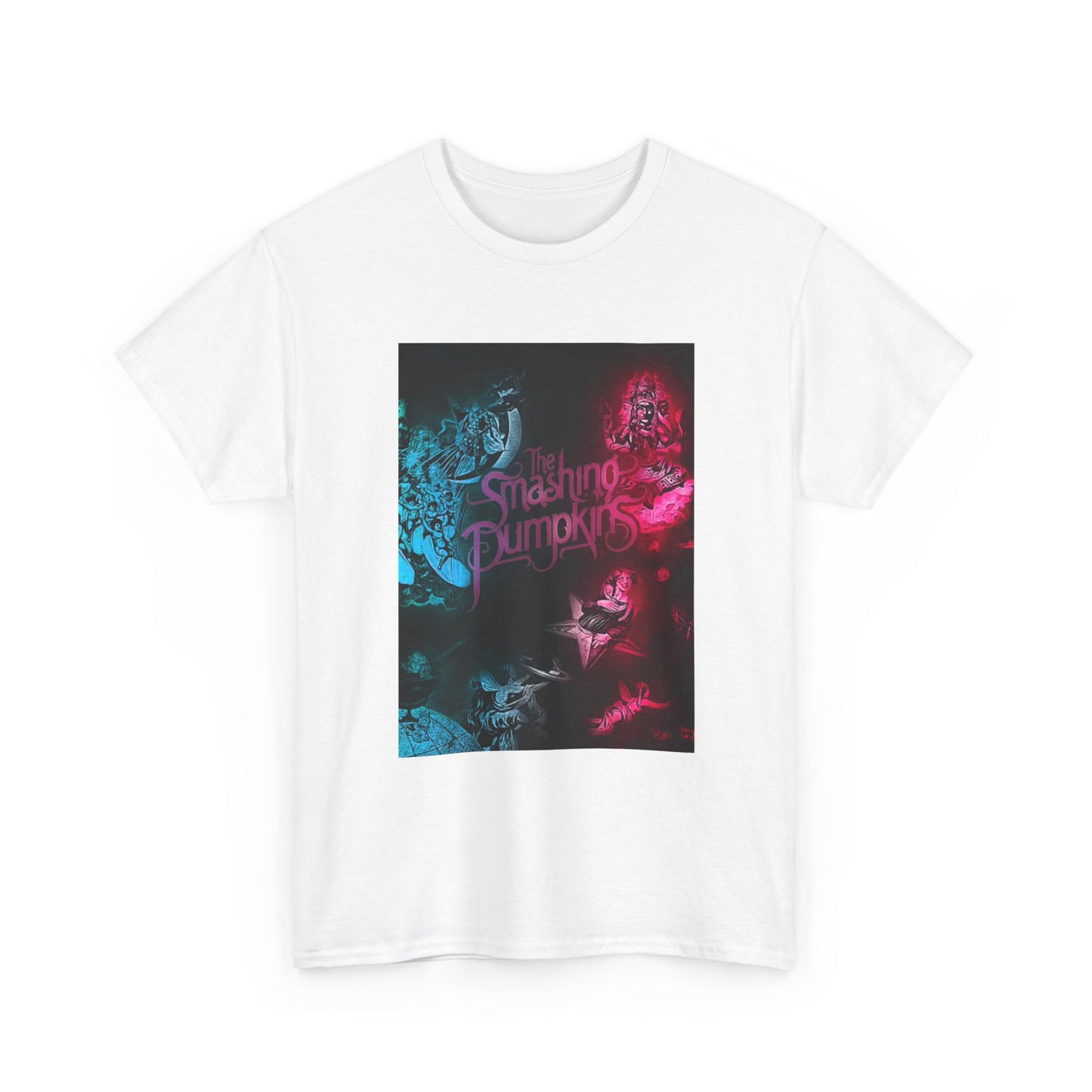 The Smashing Pumpkins Tshirt Vintage Merch Neon Unisex Heavy Cotton Tee