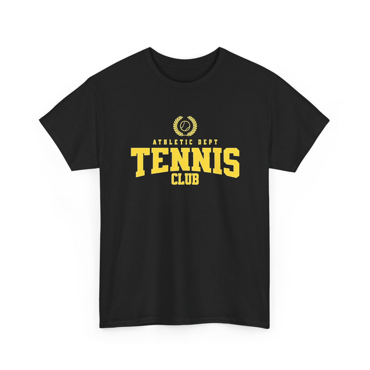 Tennis Club Graphic T Shirt Vintage Men's Heavy Cotton Tee