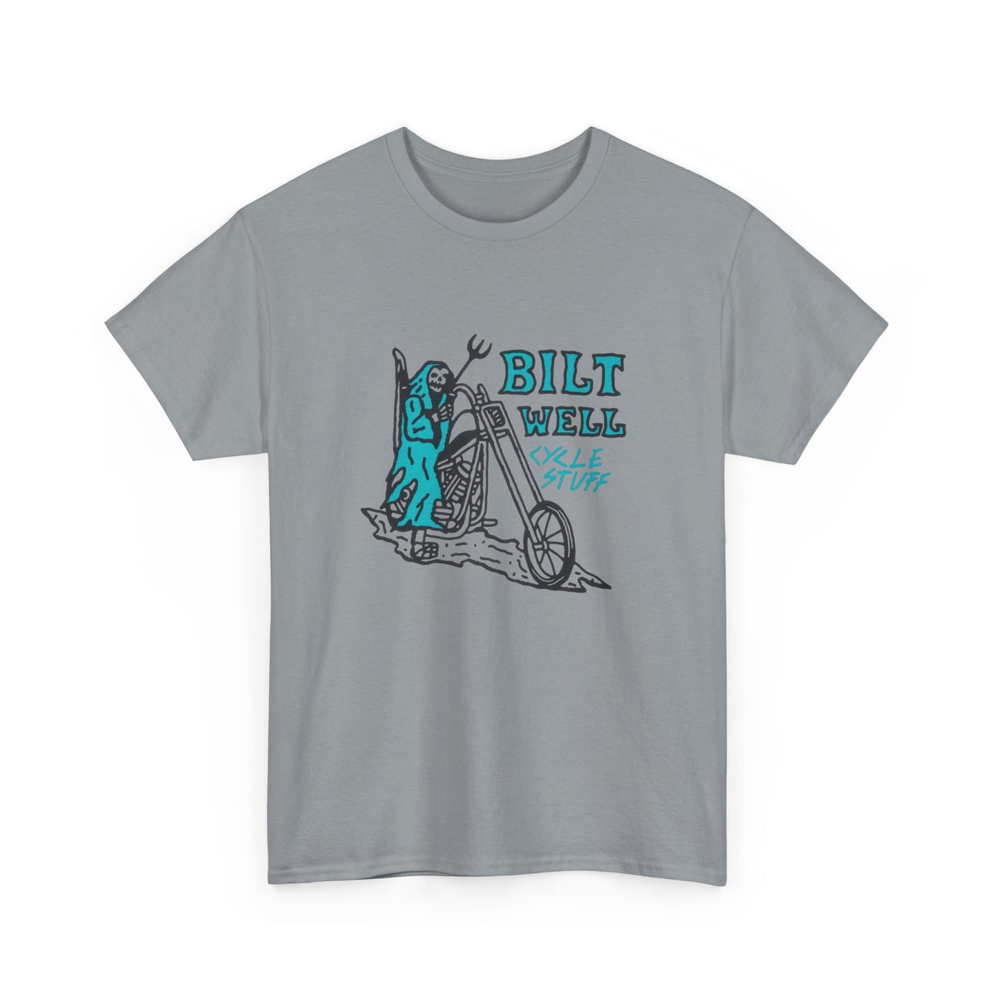 Bilt Well Motorcycle Stuff Graphic T Shirt Unisex Heavy Cotton Tee