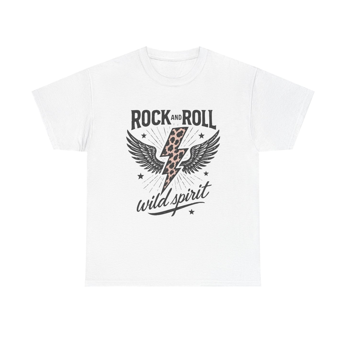 Rock And Roll Wild spirit Graphic T Shirt Unisex Heavy Cotton Tee