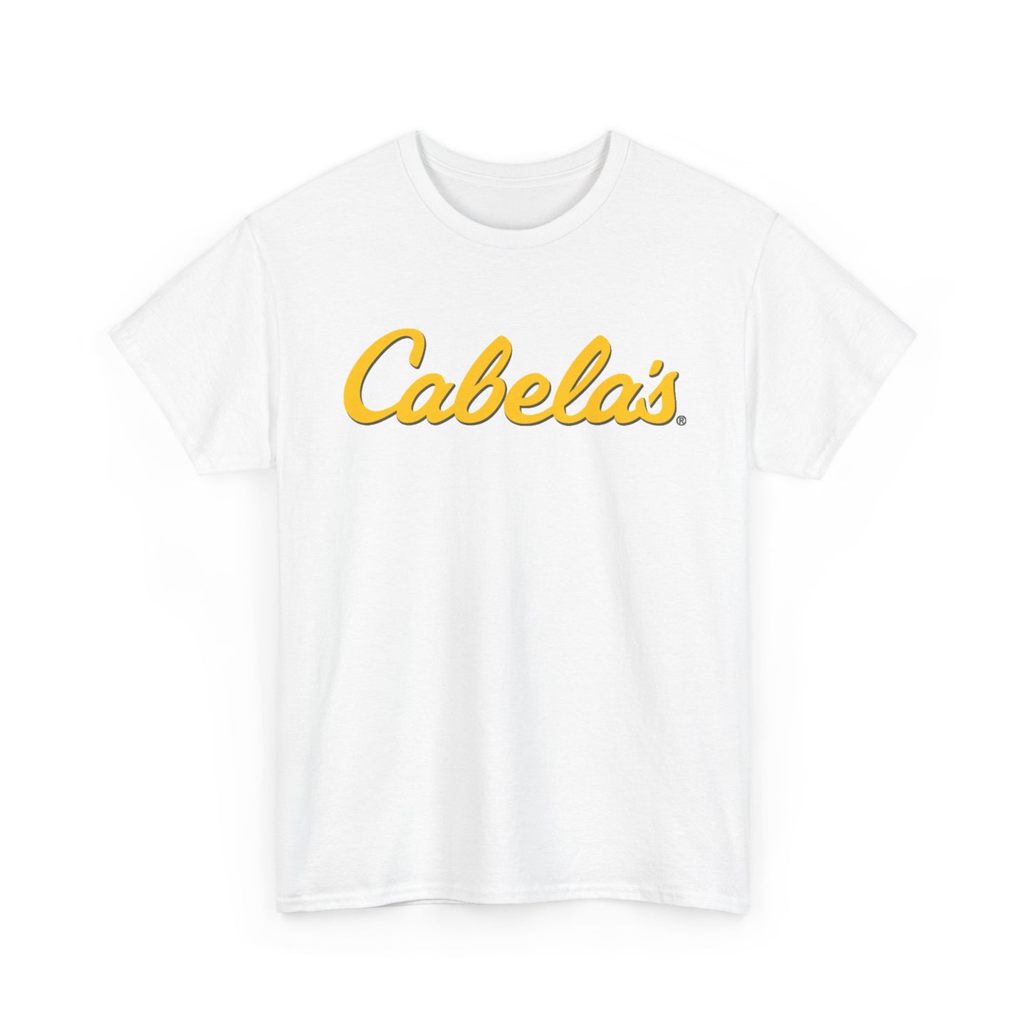 Cabelas Graphic T Shirt Outdoors Fishing Gear Unisex Heavy Cotton Tee
