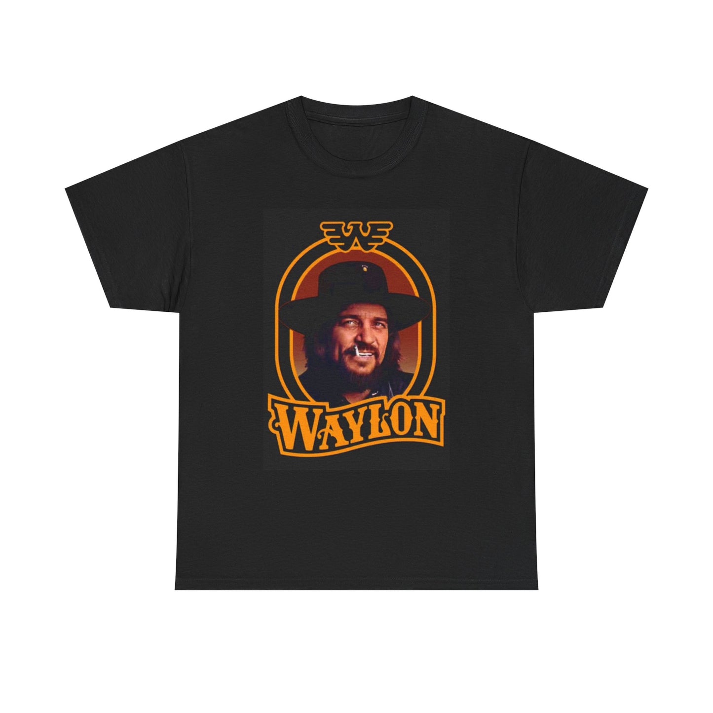 Waylon Jennings T Shirt BRAND NEW Apparel Unisex Heavy Cotton Tee