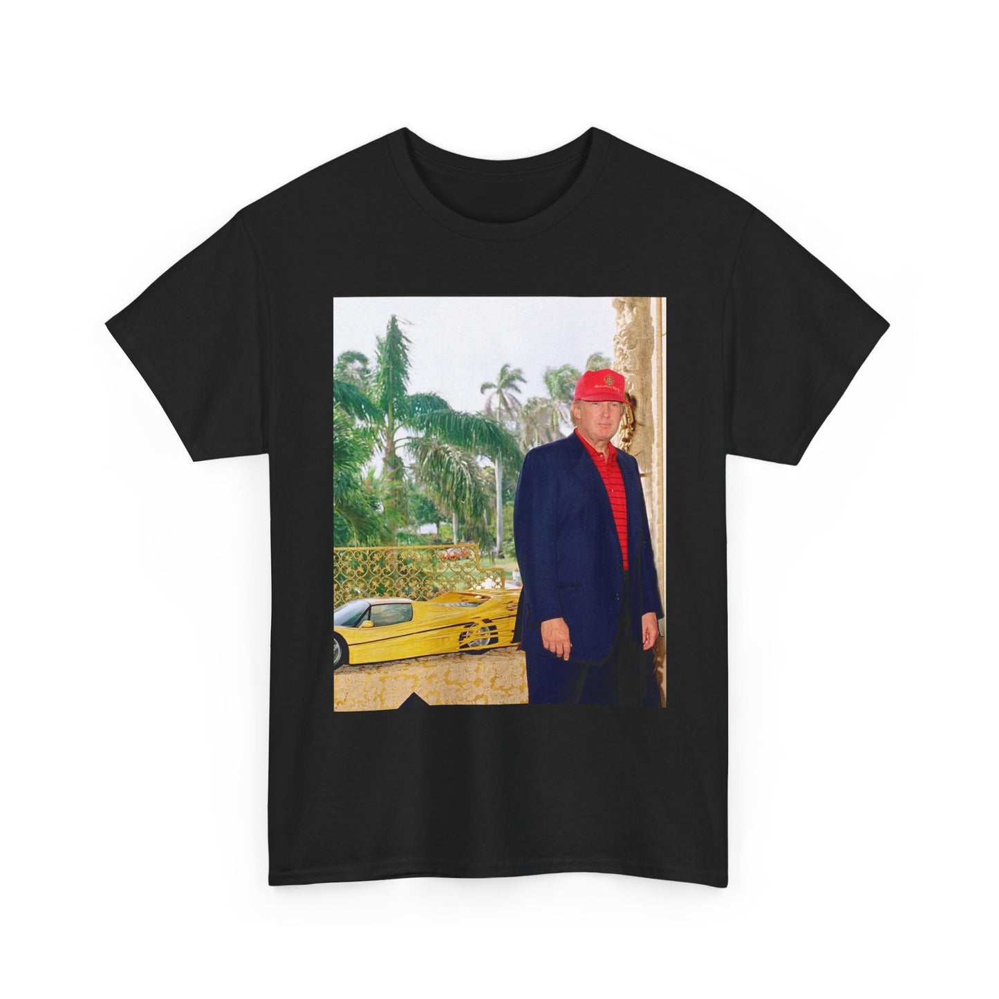 Trump graphic T Shirt Vintage Car poster Retro 90s Unisex Heavy Cotton Tee