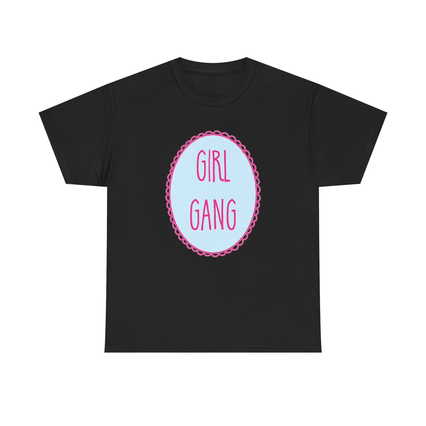 Girl Gang T Shirt Baby Shower Reveal Graphic Unisex Heavy Cotton Tee