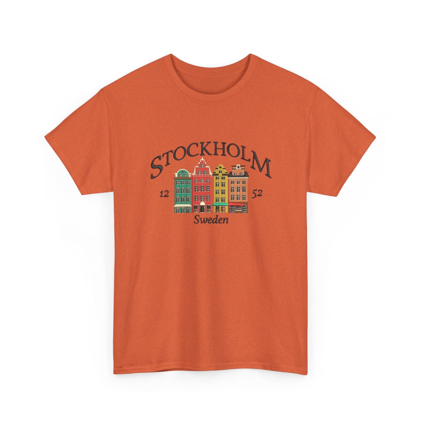 Stockholm Sweden Graphic T Shirt NEW Unisex Heavy Cotton Tee