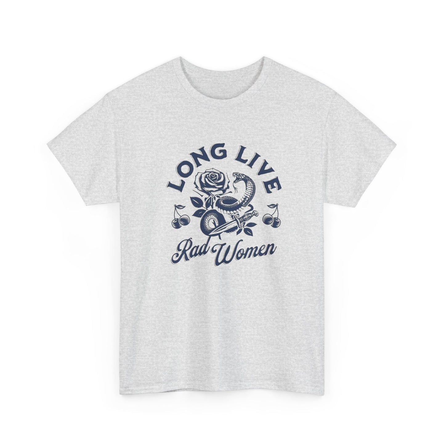 Long Live Rad Women Graphic T Shirt Women's Heavy Cotton Tee