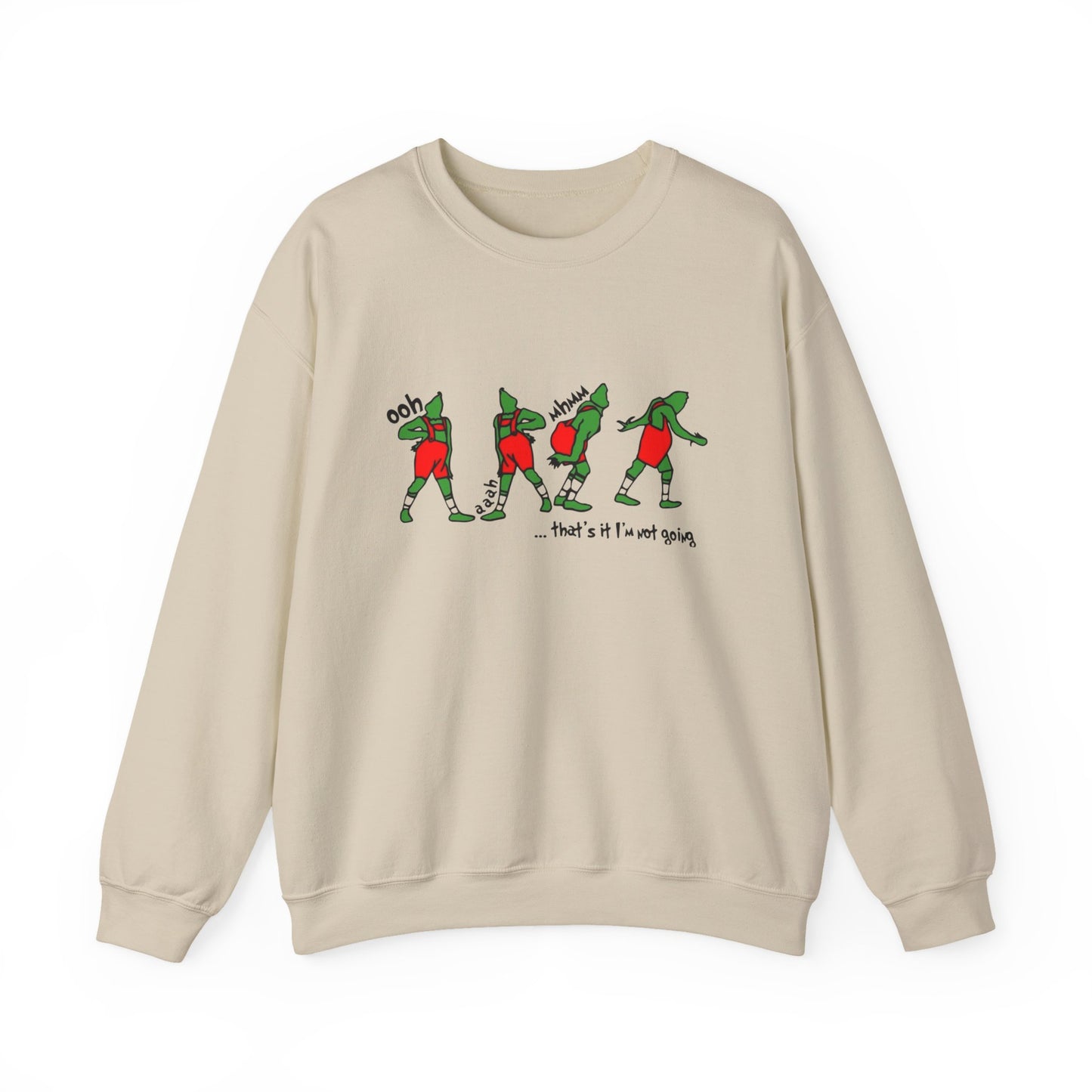 The Grinch Funny Graphic Sweater NEW Unisex Heavy Blend™ Crewneck Sweatshirt