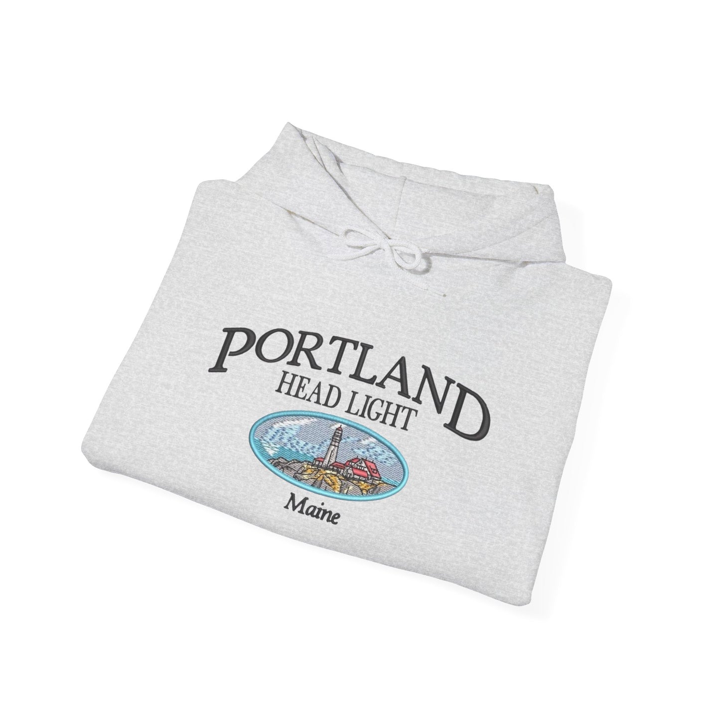 Portland Maine Graphic Hoodie Heavy Blend Sweatshirt NEW
