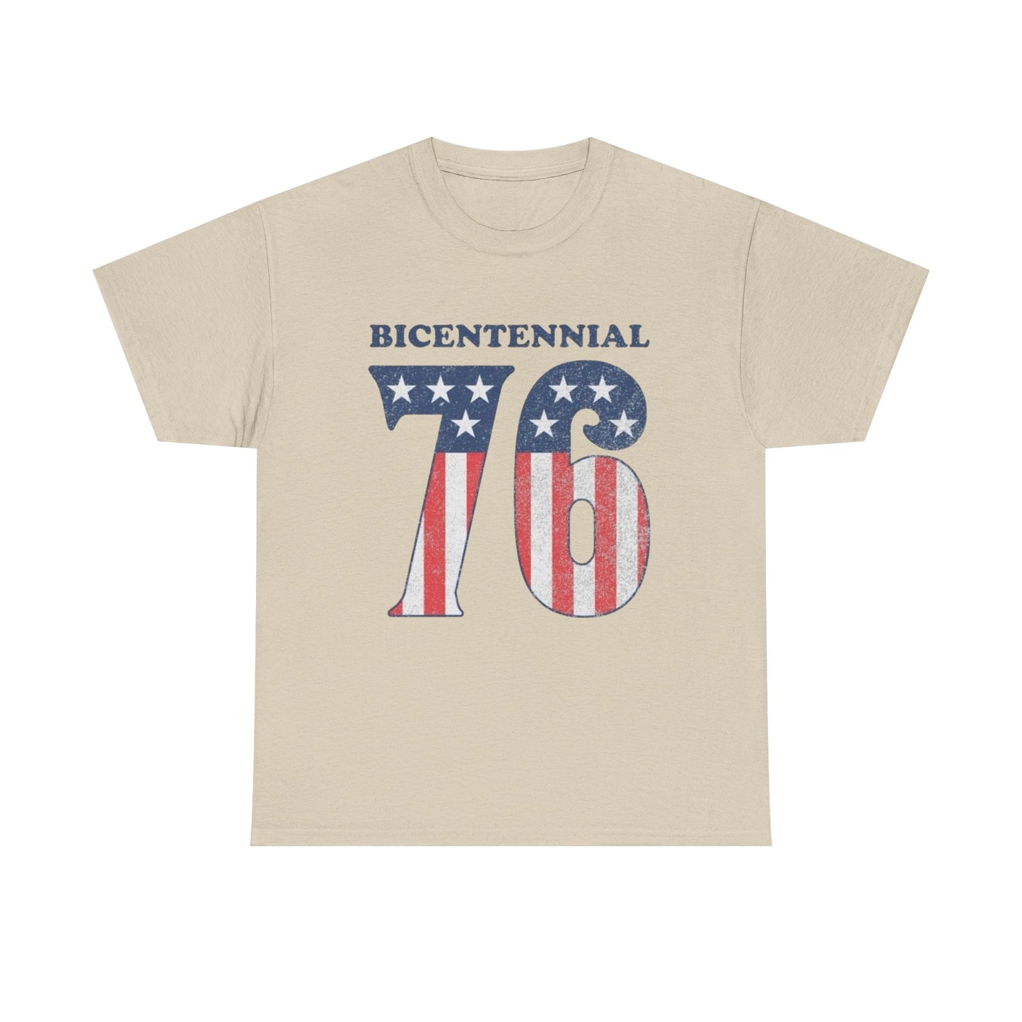 Bicentennial USA 76 Anniversary Graphic T Shirt Adult New Tee