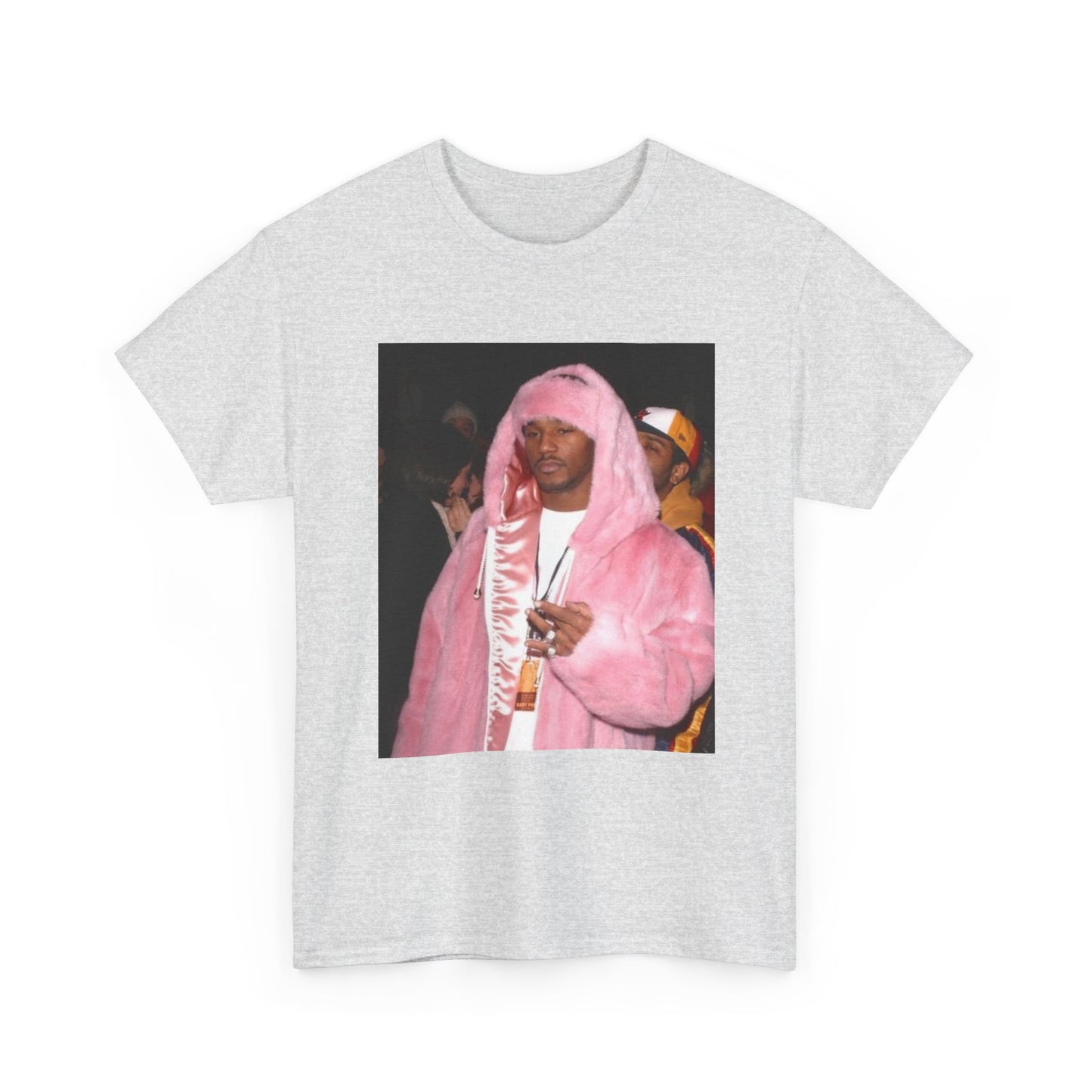 Camron diplomats T-shirt vintage pink fur coat graphic Rap Unisex Heavy Cotton