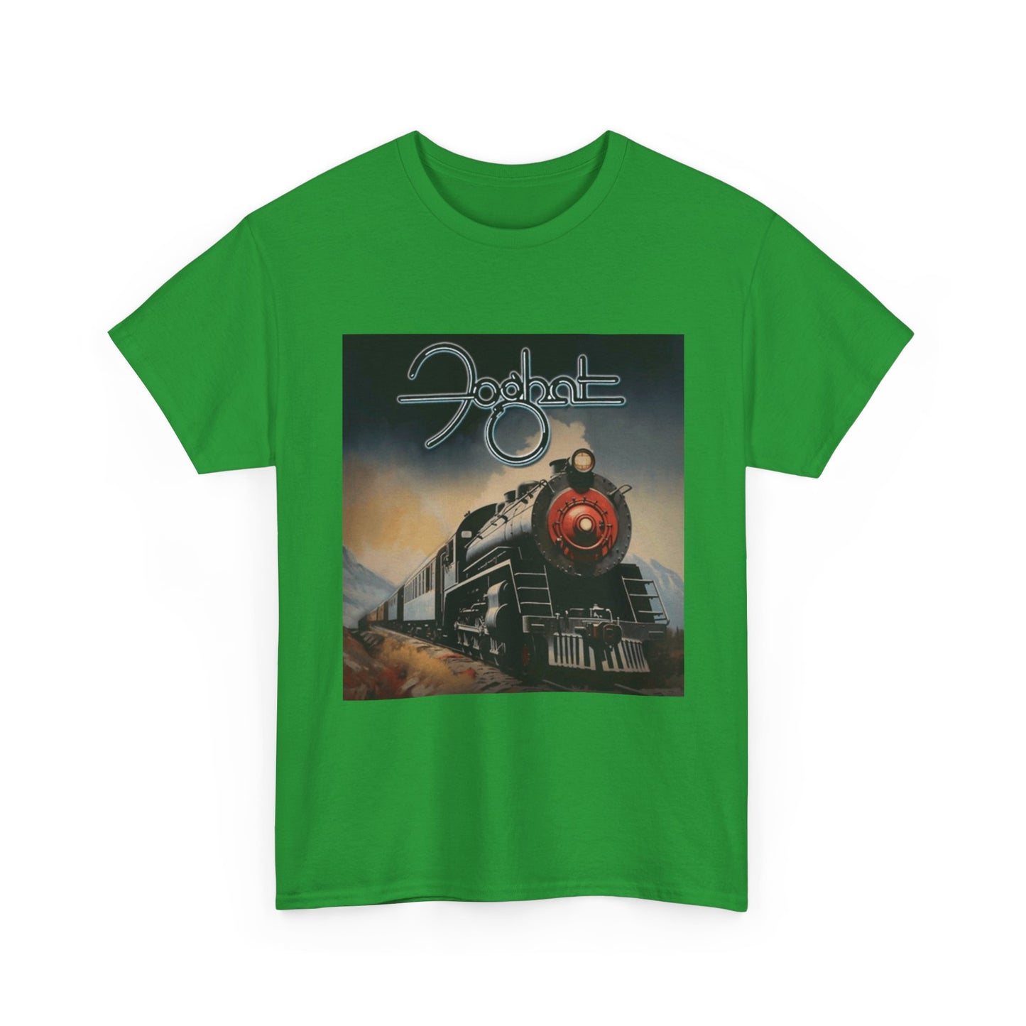 FogHat Tshirt Vintage Rock Poster Retro 70s Woodstock Unisex Heavy Cotton Tee q