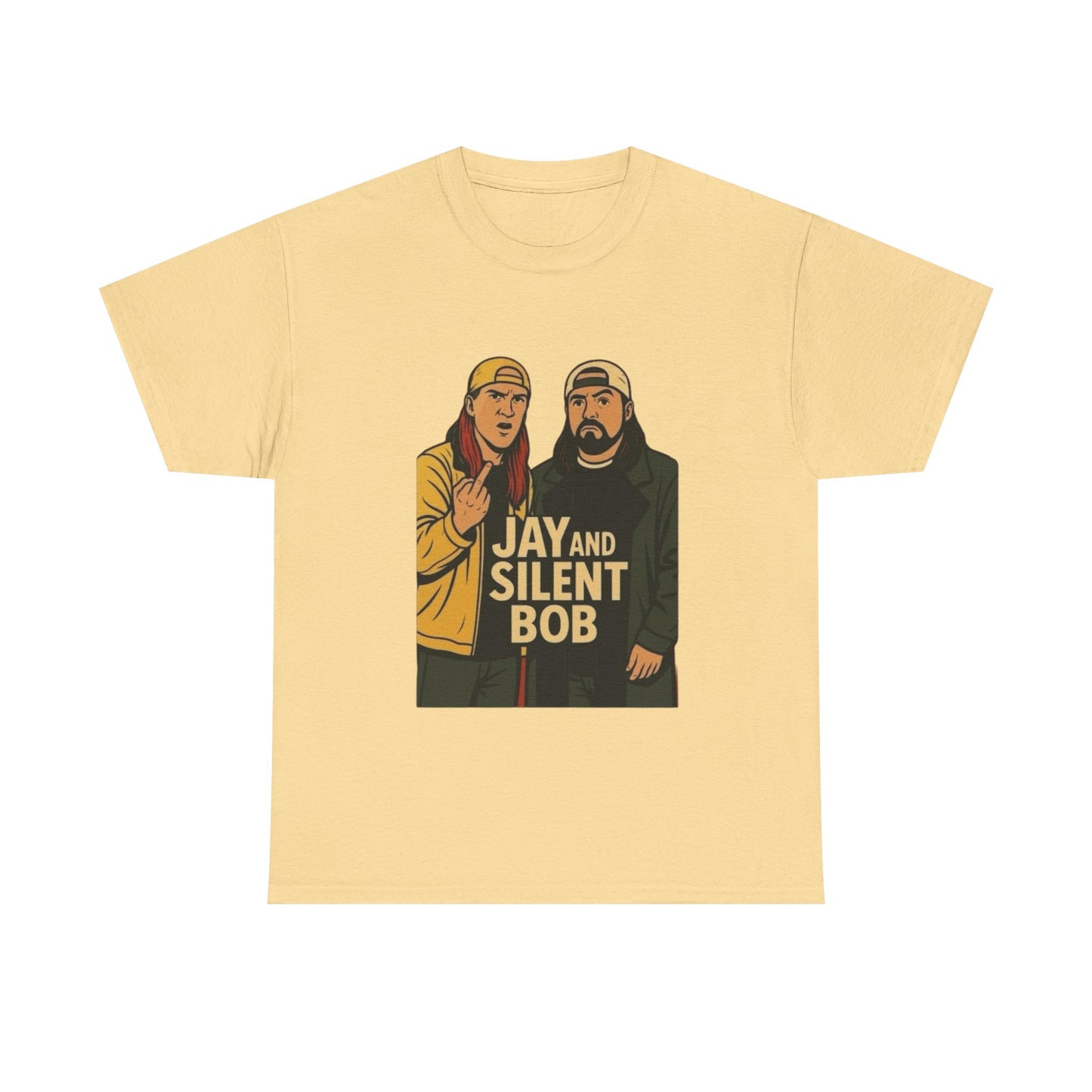 Jay And Silent Bob Comedy Graphic T Shirt NEW Unisex Heavy Cotton Tee