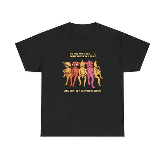 Shine Different Graphic T Shirt NEW ADULT Tee