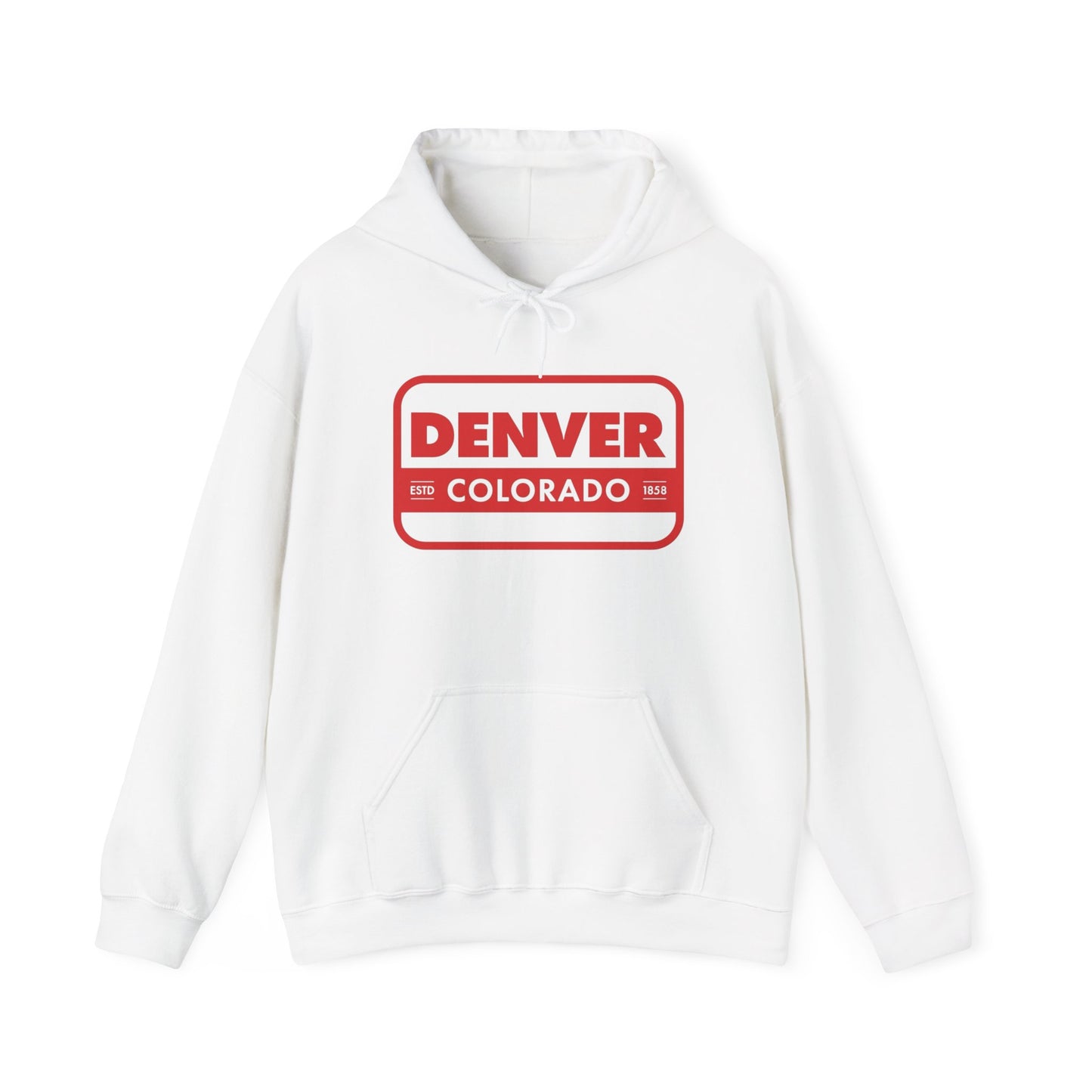 Denver Colorado Graphic Hoodie Unisex Heavy Blend™ Hooded Sweatshirt