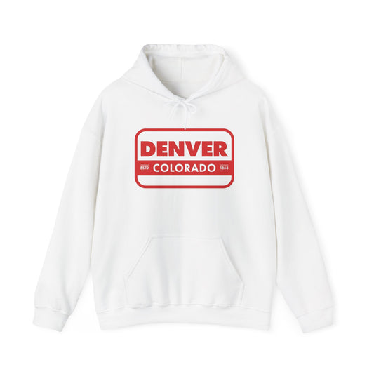 Denver Colorado Graphic Hoodie Unisex Heavy Blend™ Hooded Sweatshirt