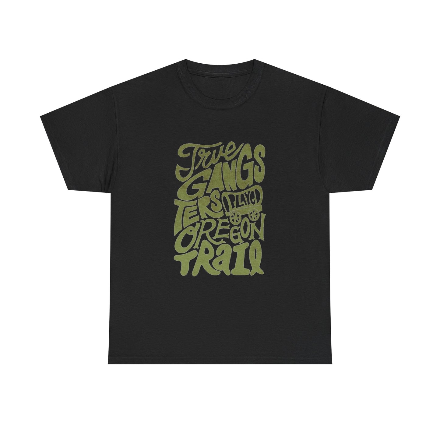 Oregon Trail Game Retro Graphic T Shirt NEW Unisex Heavy Cotton Tee