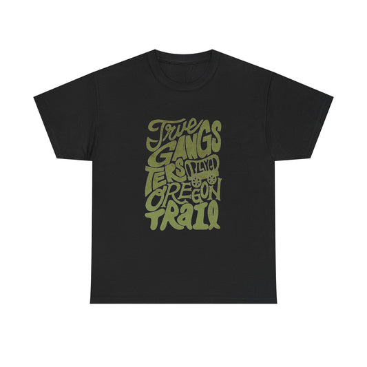 Oregon Trail Game Retro Graphic T Shirt NEW Unisex Heavy Cotton Tee