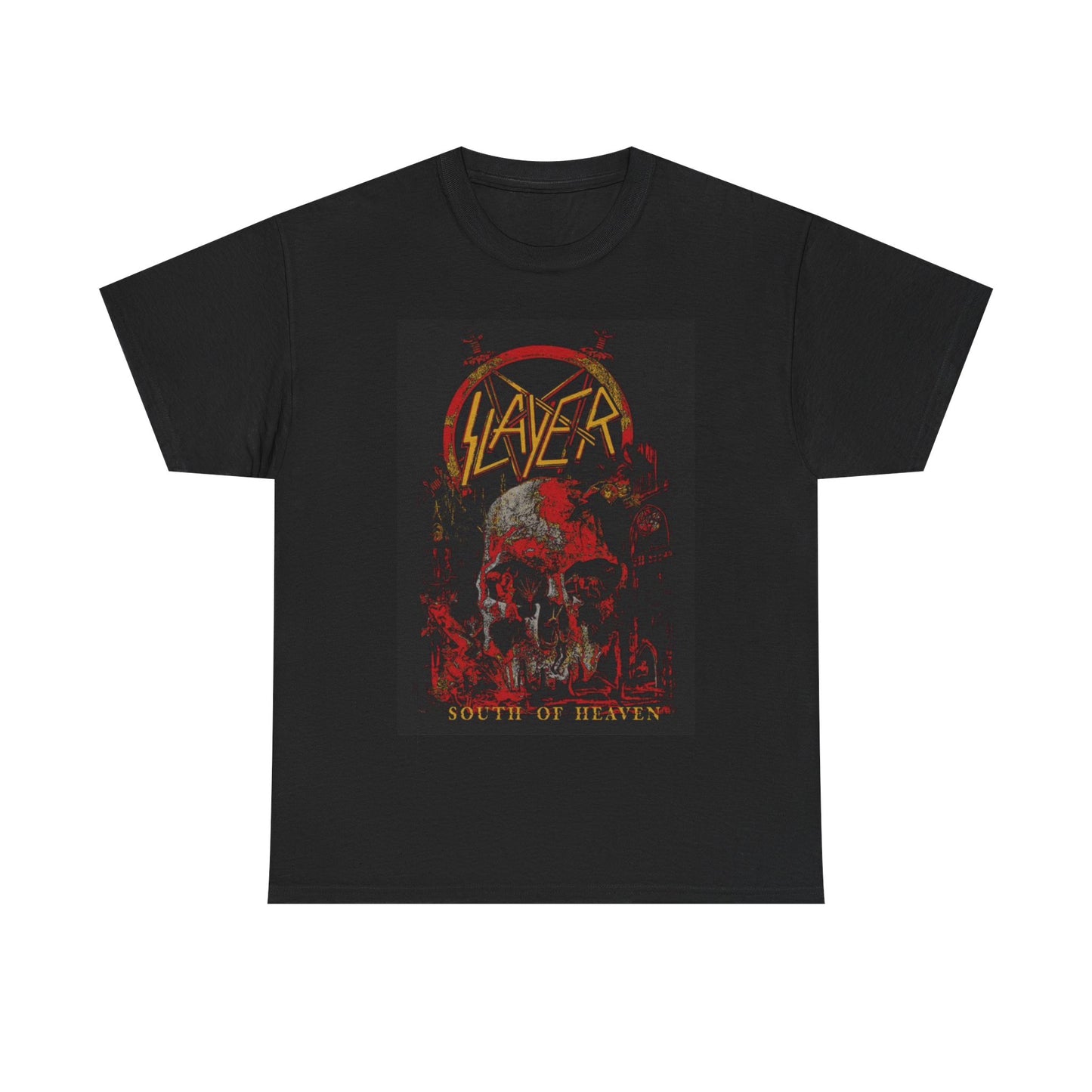 Slayer T-shirt south of heaven metal vintage graphic art Unisex Heavy Cotton Tee