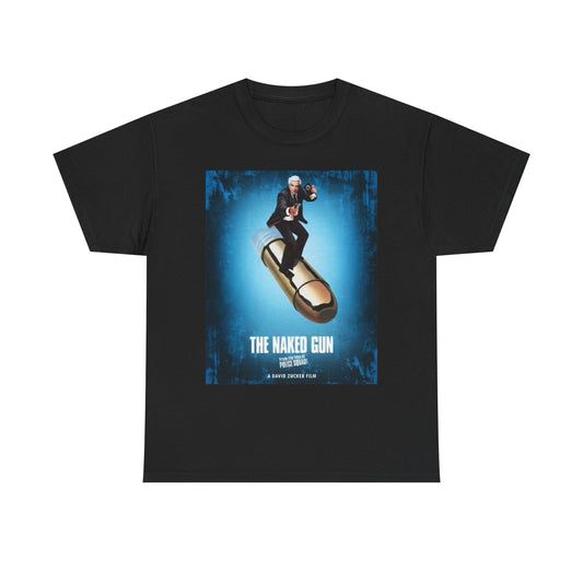 The Naked Gun T Shirt BRAND NEW Apparel Unisex Heavy Cotton Tee