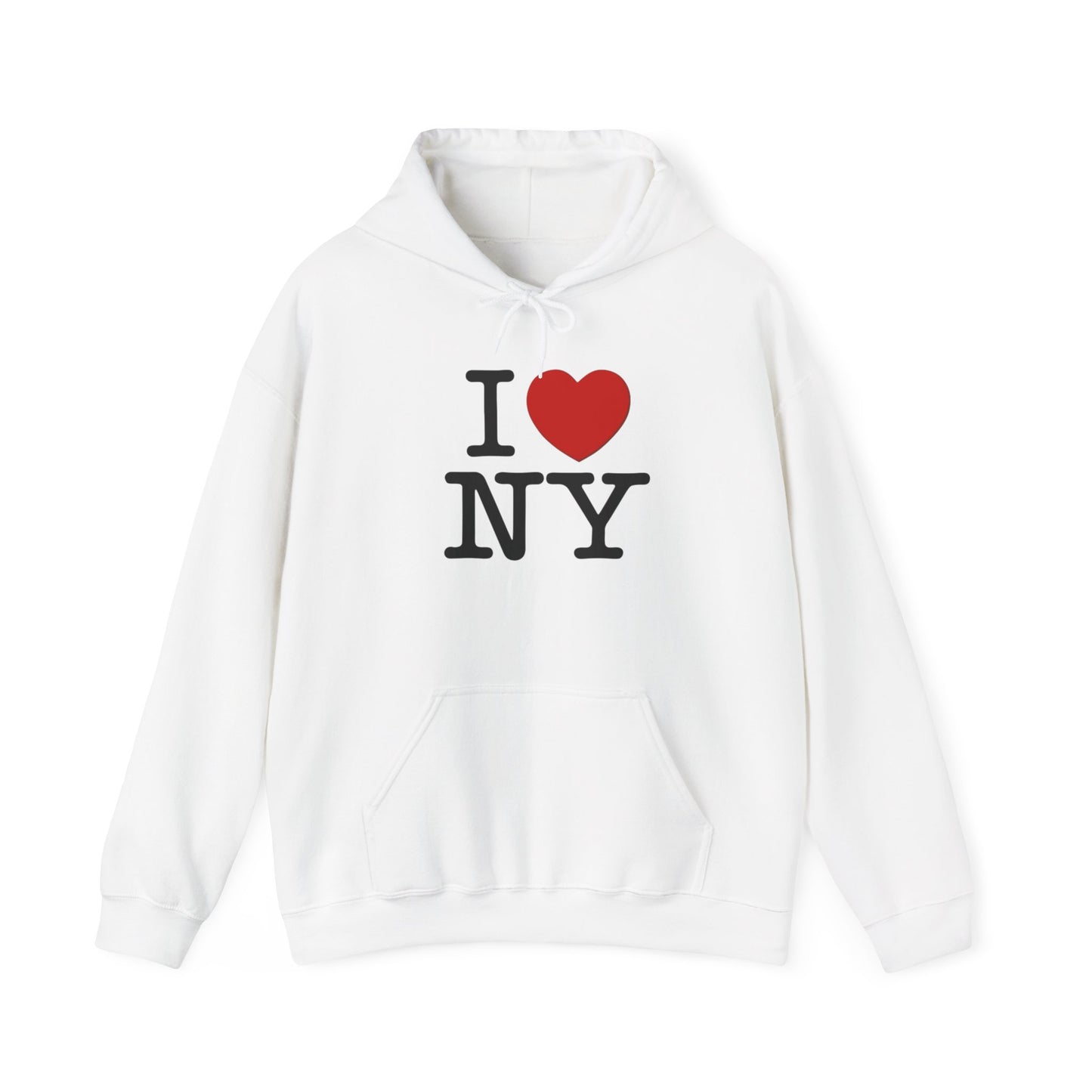 I Love New York Vintage Graphic Hoodie Unisex Heavy Blend™ Hooded Sweatshirt