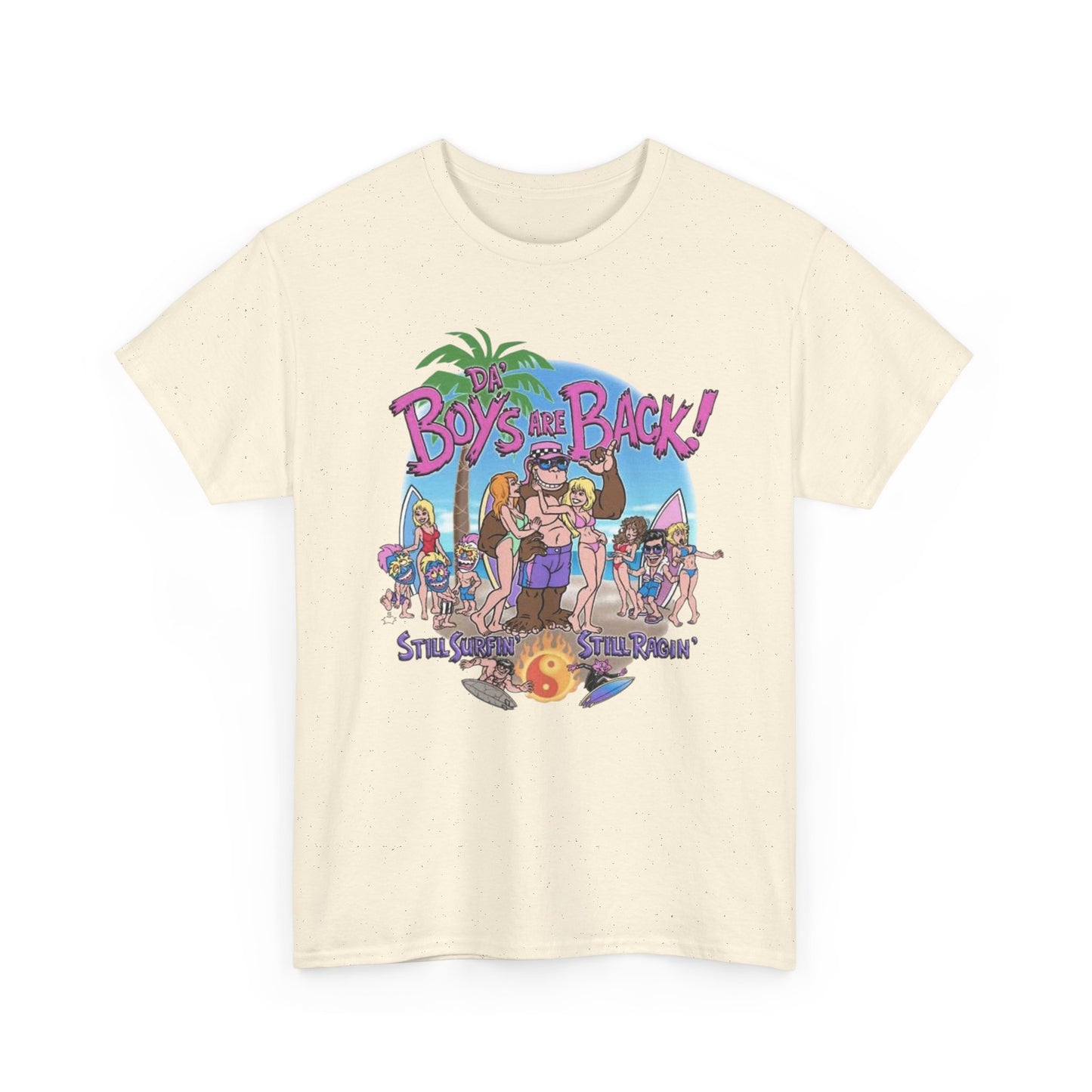 The Boys Are Back Beach Graphic T Shirt S-5XL NEW Unisex Heavy Cotton Tee