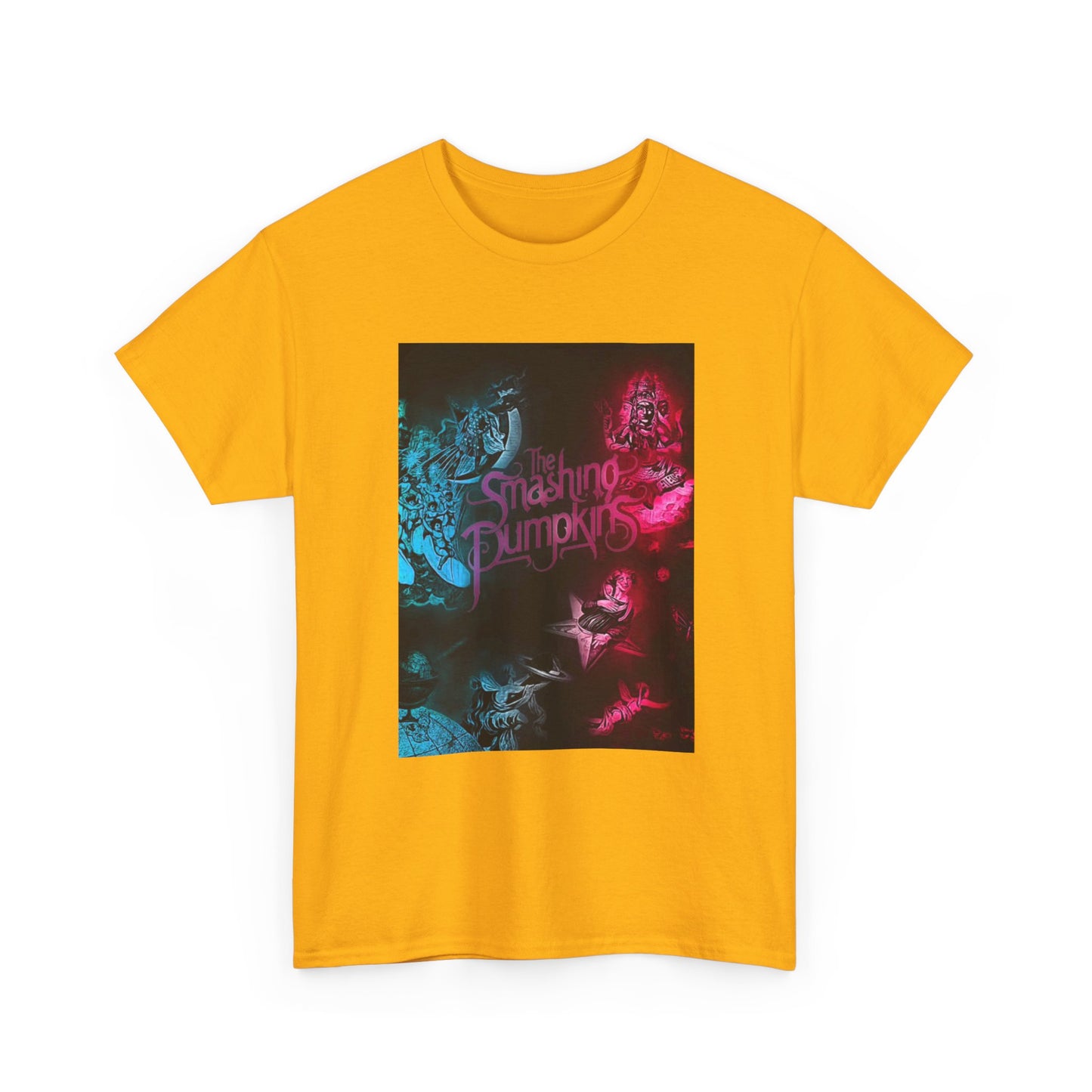 The Smashing Pumpkins Tshirt Vintage Merch Neon Unisex Heavy Cotton Tee