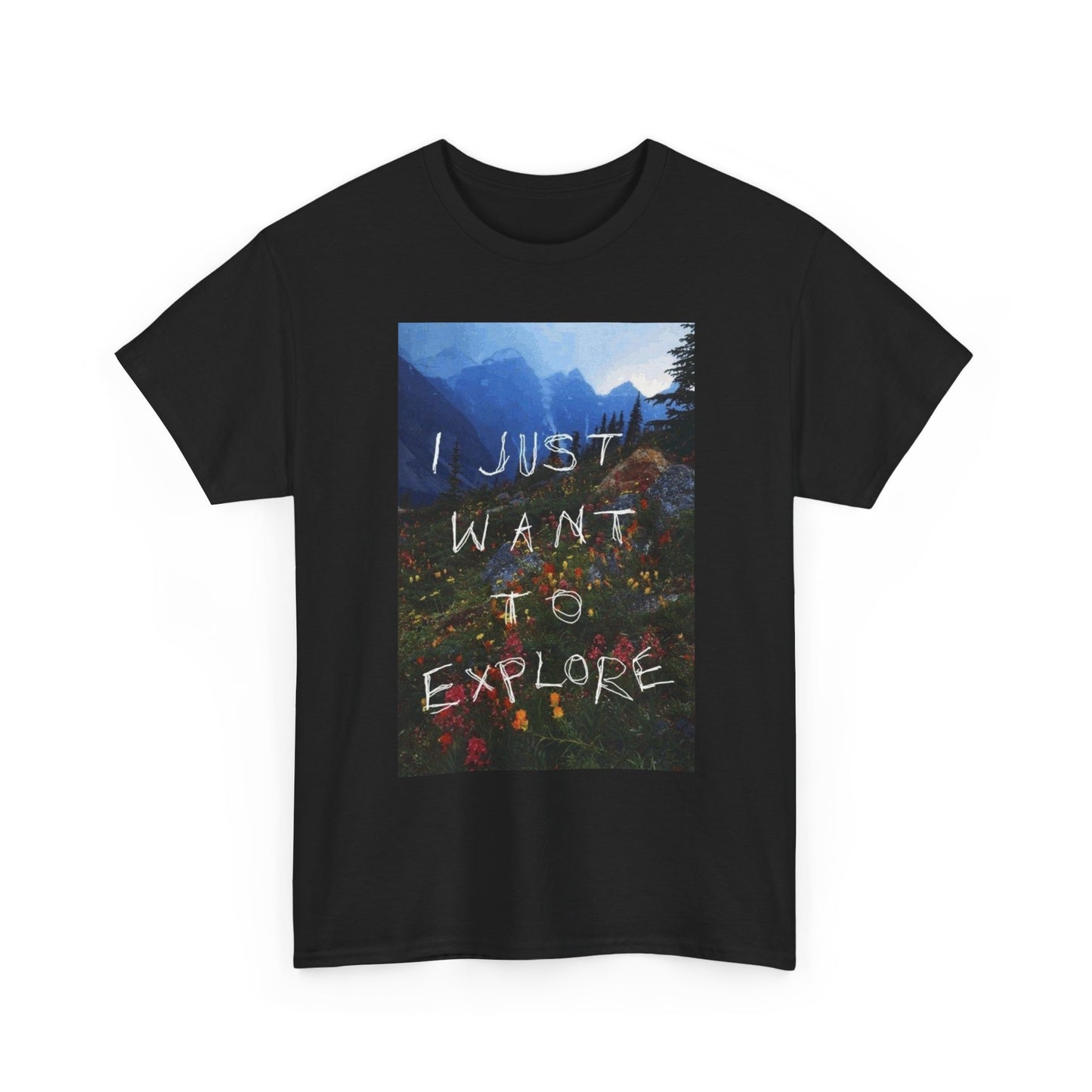 I Just Want To Explore Graphic T Shirt Unisex Heavy Cotton Tee