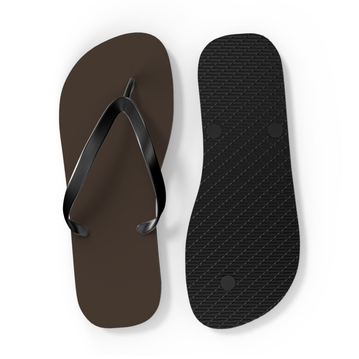 Dark Brown Flip Flops, Sandals Slides, Summer Footwear, Brand New