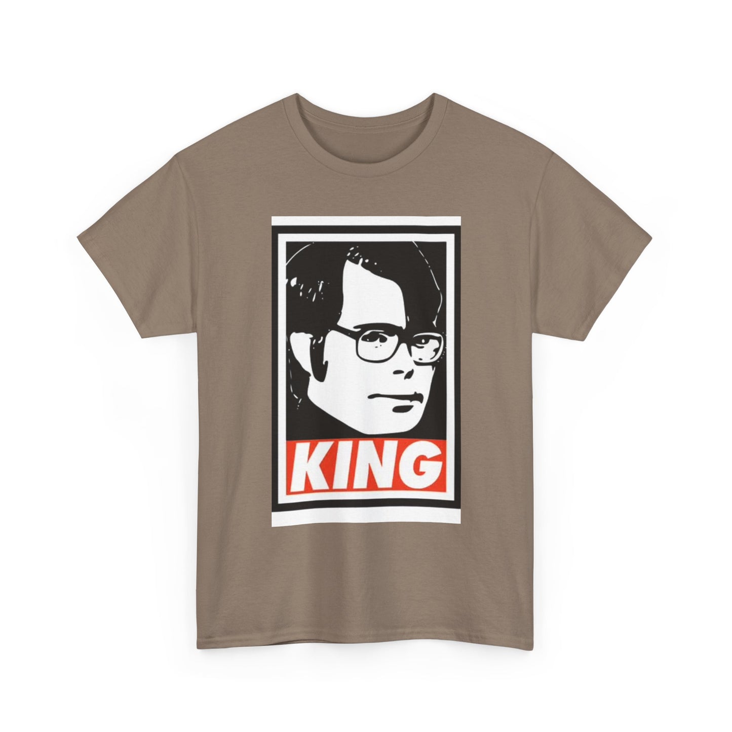 Stephen King Shirt Retro Poster Horror Funny Gift Scary Unisex Heavy Cotton Tee