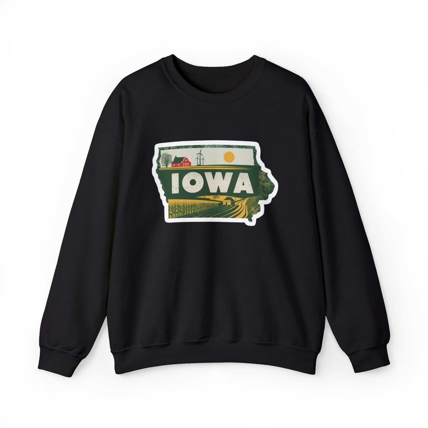 Iowa Farming Sweatshirt Men's Adult Crewneck Pullover Sweater