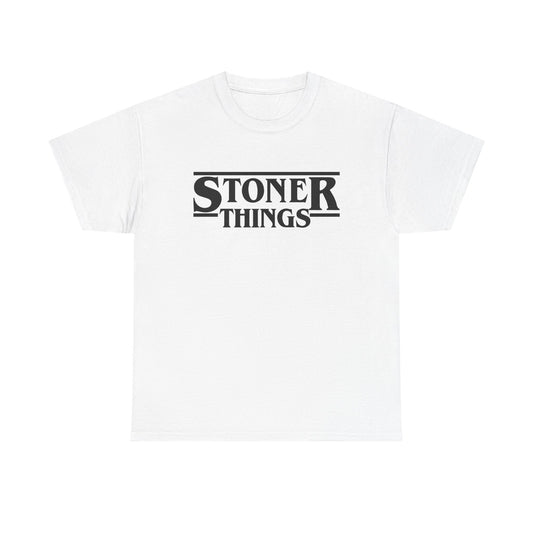 Stoner Things Funny Graphic T Shirt Unisex Heavy Cotton Tee BRAND NEW
