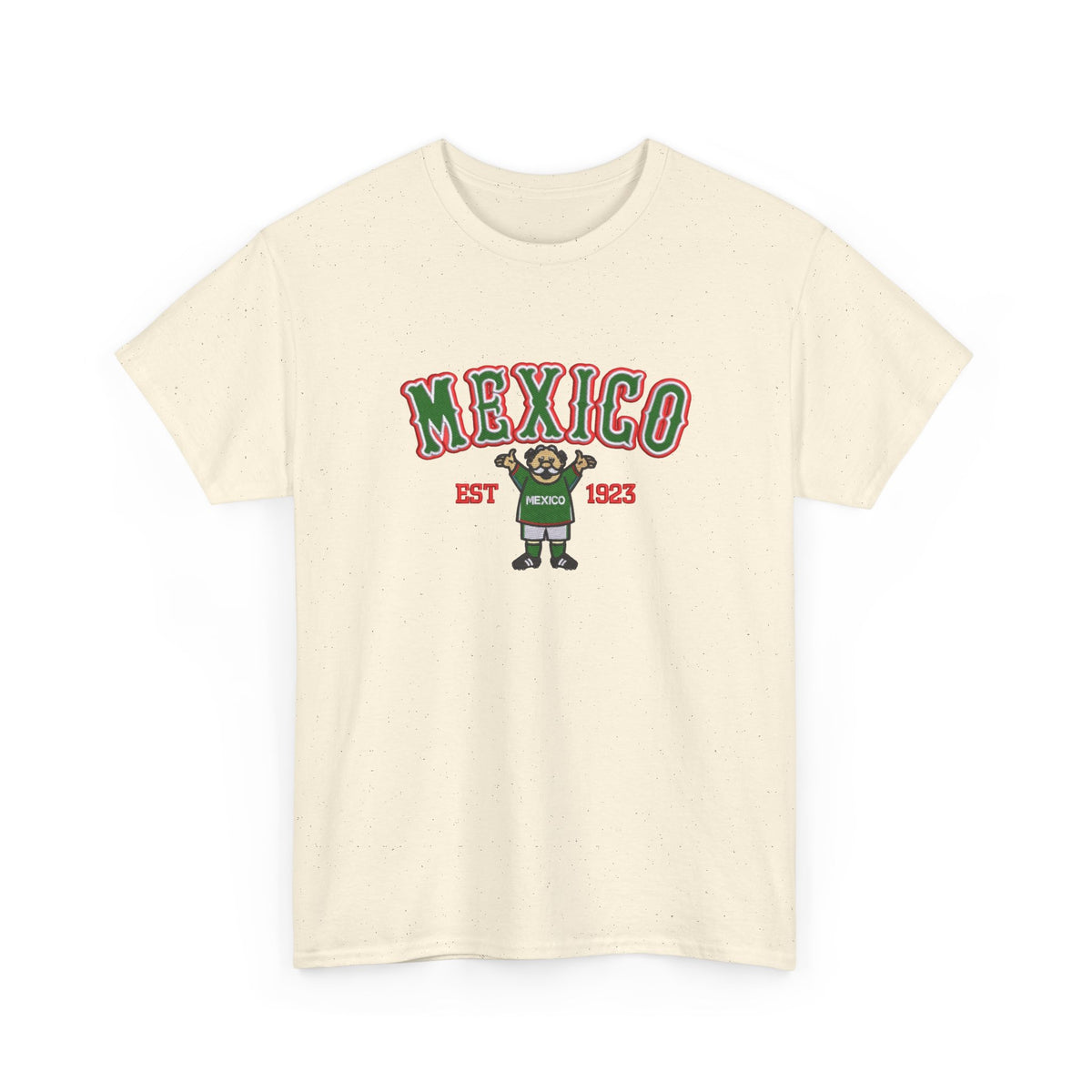 Mexico Graphic Tee, Est  Men's Graphic Tee Cactus Character Shirt