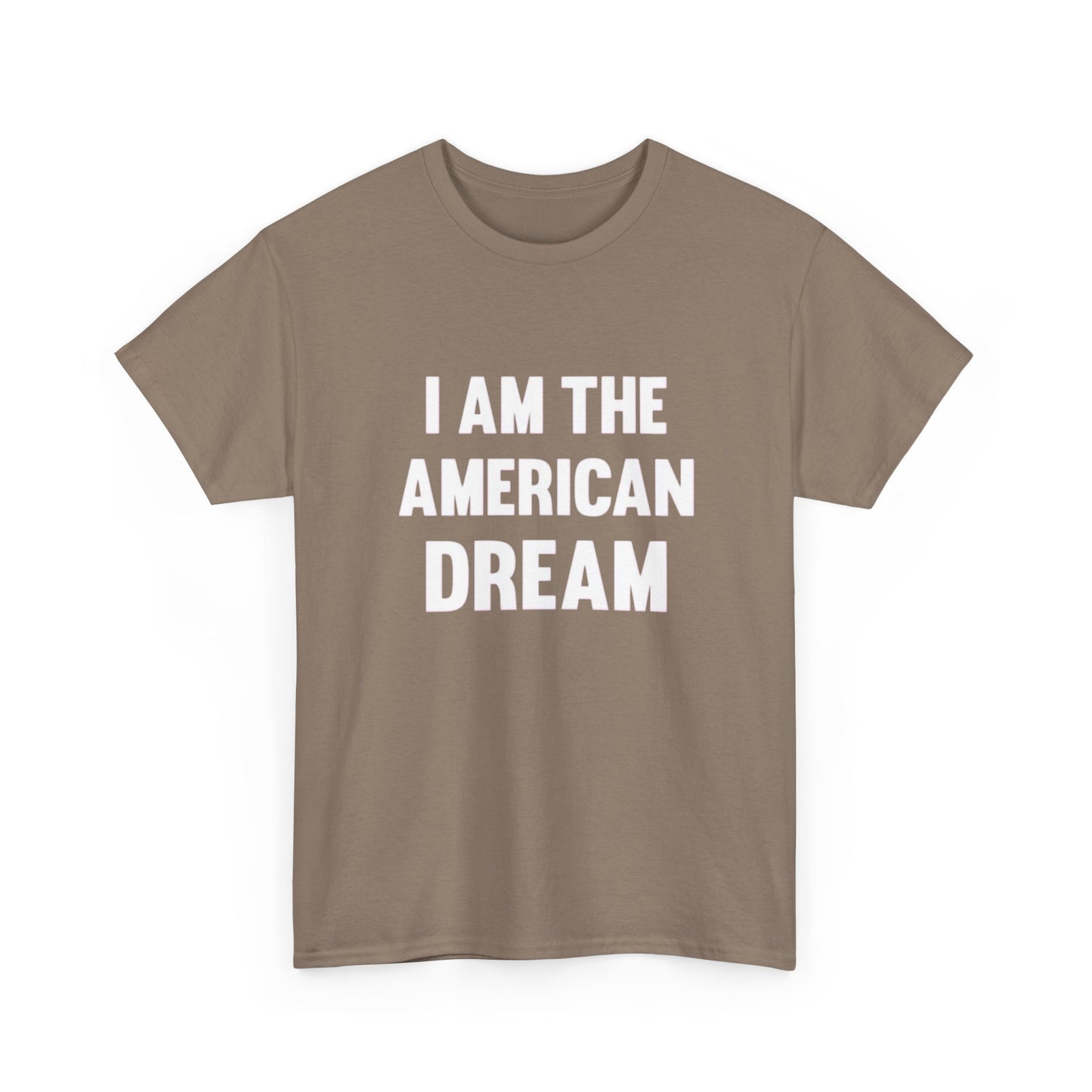 I Am The American Dream Retro USA Graphic T Shirt Unisex Heavy Cotton Tee
