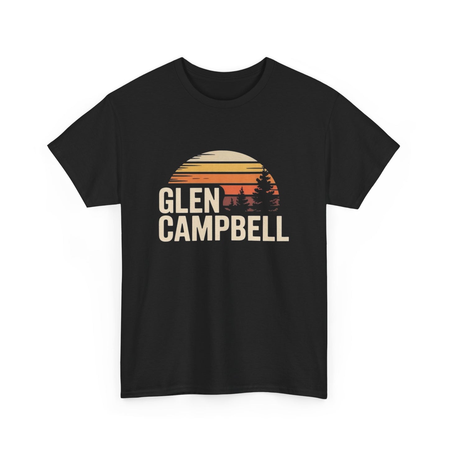 Glen Campbell Retro Graphic T Shirt NEW ADULT TEE VINTAGE