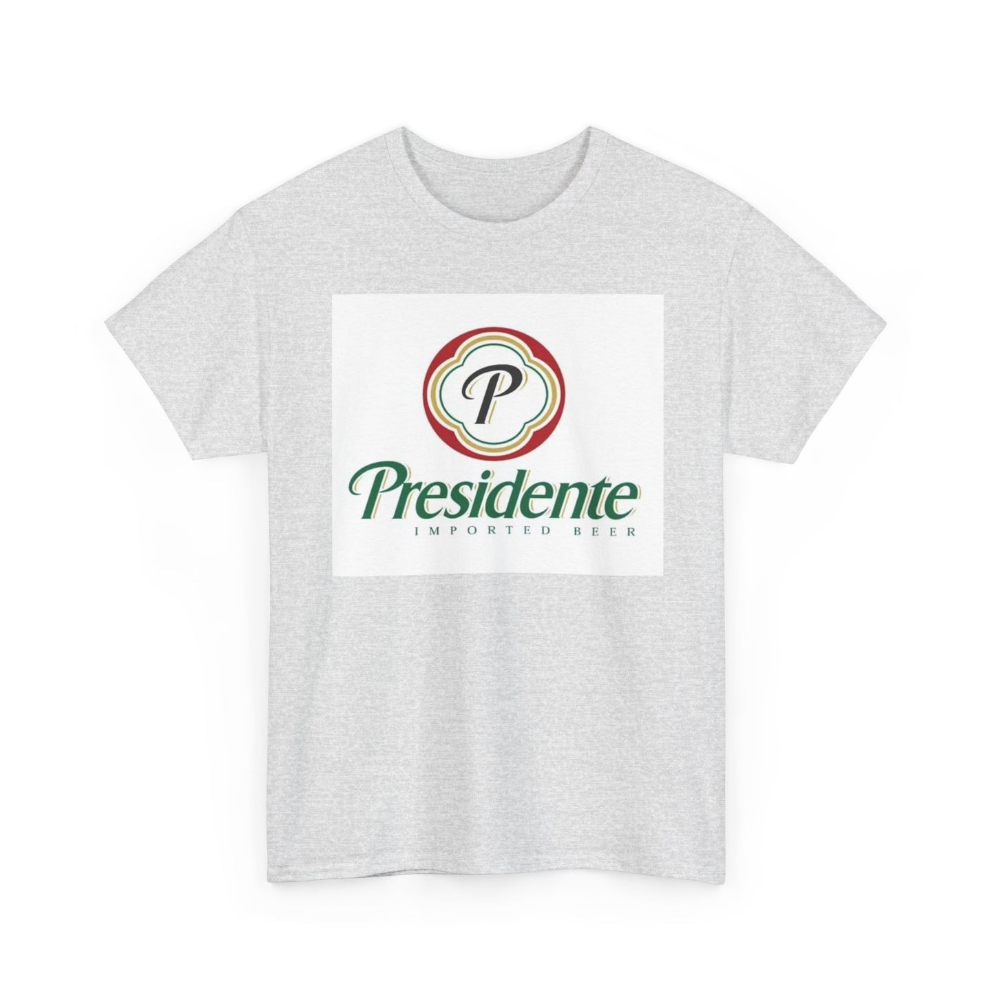 Presidente Dominican Beer Logo Shirt Retro Summer Unisex Heavy Cotton Tee
